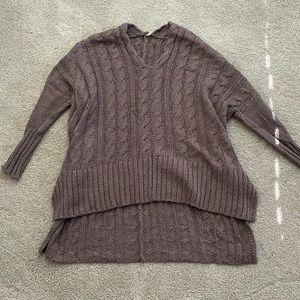 Free People Oversize Knit Sweater